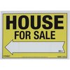 Sunburst Systems Sign House For Sale 22 in x 32 in Corrugated Plastic with Step Stake 3830